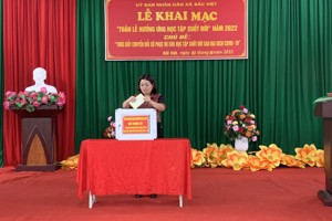 Ảnh diễn đàn trẻ em, tuyên truyền giao thông, khai mạc tuần lễ học tập suốt đời