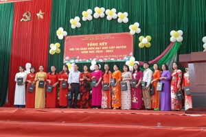 Tổng kết hội thi giáo viên dạy giỏi cấp huyện năm học 2022 -2023